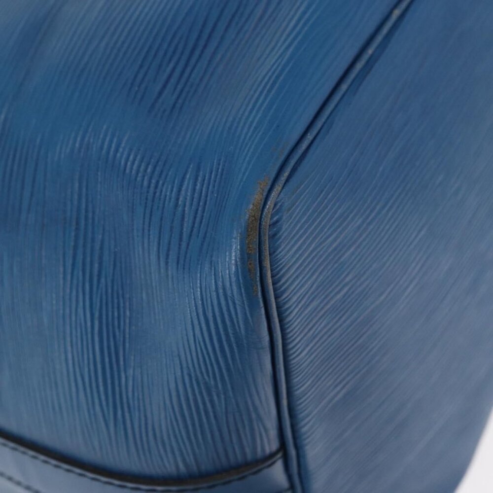 Authentic LOUIS VUITTON Epi Petit Noe Shoulder Bag Blue M44105 LV - Picture 7 of 16